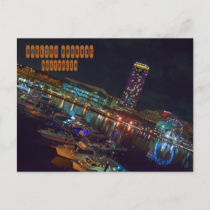 Darling Harbour at Night Postcard