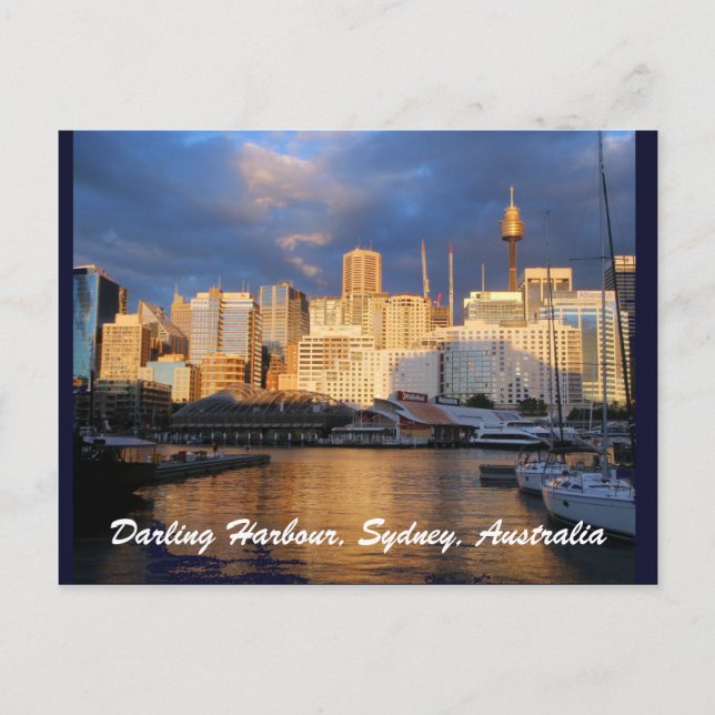 Darling Harbour, Sydney, Australia postcard (Front)