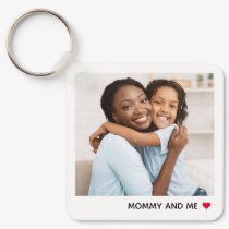 Darling Heart Personalized Photo Keychain