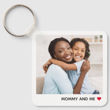 Darling Heart Personalized Photo Keychain by berryberrysweet at Zazzle
