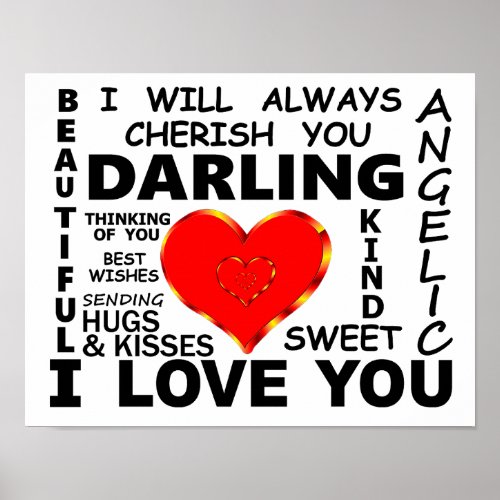 Darling I Love You Poster