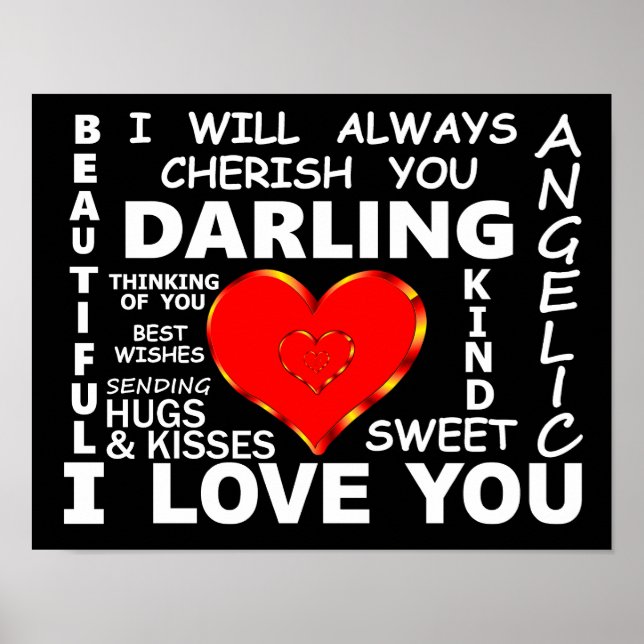 Darling I Love You Poster (Front)