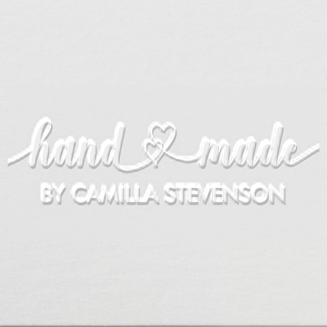 Darling Interlocked Hearts Handmade By Embosser (Design)