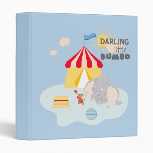 Darling Little Dumbo  Timothy 3 Ring Binder