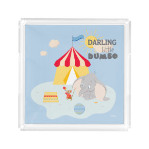 Darling Little Dumbo & Timothy Acrylic Tray