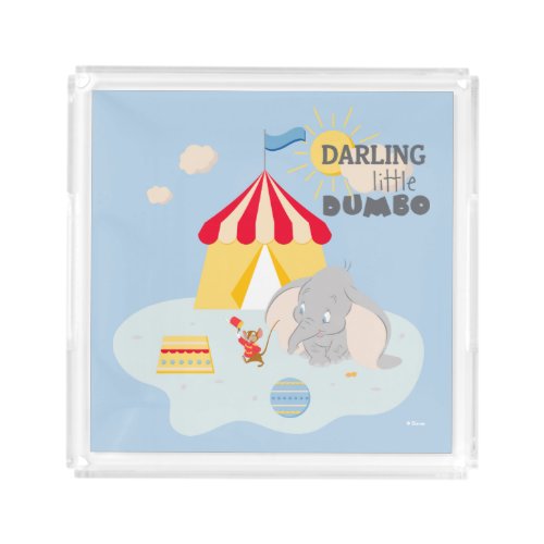 Darling Little Dumbo  Timothy Acrylic Tray