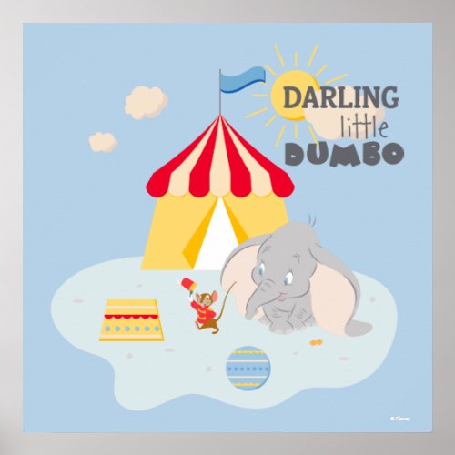 Darling Little Dumbo  Timothy Poster