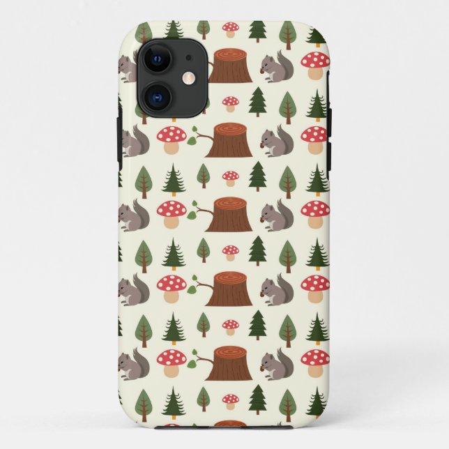 Darling Little Squirrels Case-Mate iPhone Case (Back)