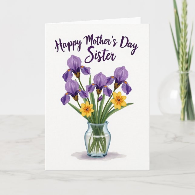Darling Mothers Day Bloom Card (Front)