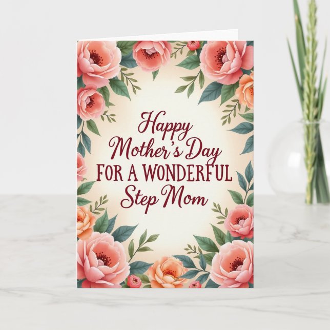 Darling Mothers Day Blooms Card (Front)