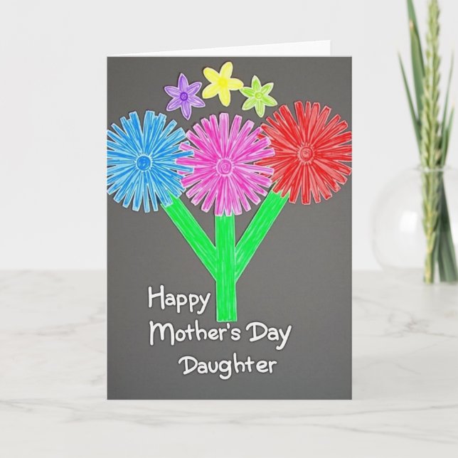 Darling Mothers Day Design Card (Front)