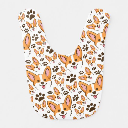 Darling Pembroke Welsh Corgi Pet Puppy Dog Baby Bib