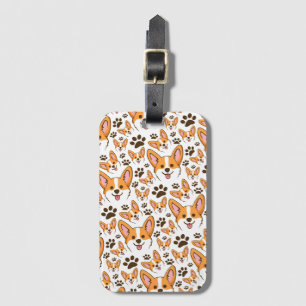 Darling Pembroke Welsh Corgi Pet Puppy Dog Luggage Tag