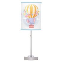 Darling Safari Jungle Hot Air Balloon Baby Nursery Table Lamp
