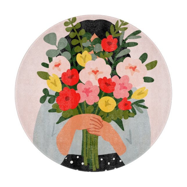 Darling Valentine II Cutting Board (Front)