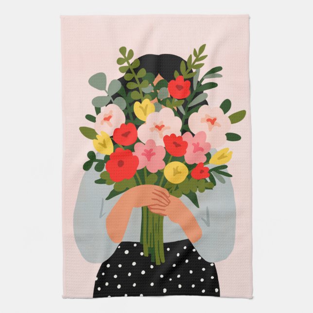 Darling Valentine II Kitchen Towel (Vertical)