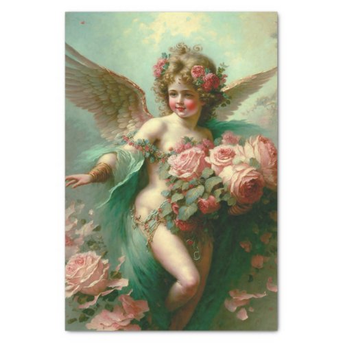 Darling Victorian Cherub Tissue Paper