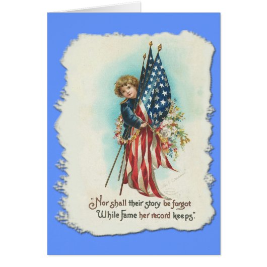 Darling Vintage Americana Design Cards (Front)