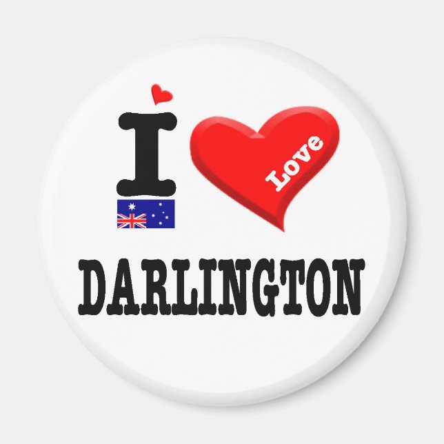 DARLINGTON - I Love Magnet (Front)