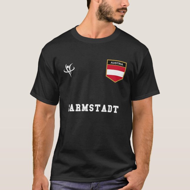 DARMSTADT Austria Vintage Sports T-Shirt (Front)