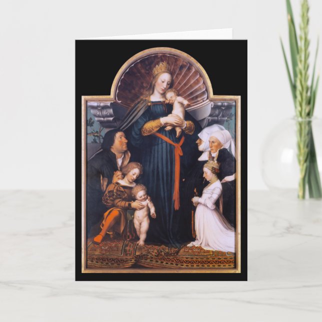 Darmstadt Madonna, Holbein the Younger Card (Front)