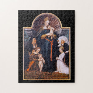 Darmstadt Madonna, Holbein the Younger Jigsaw Puzzle