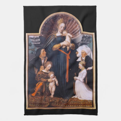 Darmstadt Madonna Holbein the Younger Kitchen Towel