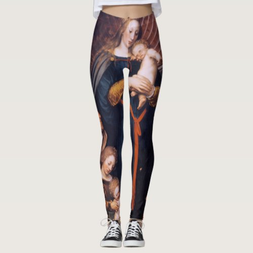 Darmstadt Madonna Holbein the Younger Leggings
