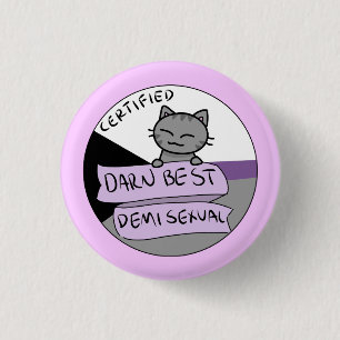 Darn Best Demisexual Button