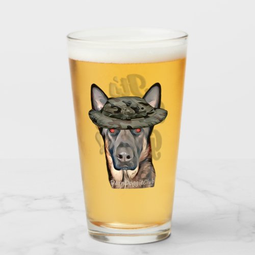 Darn Doggie Club 4Veterans Alpha Dog Glass