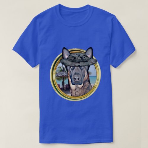 Darn Doggie Club 4Veterans Alpha Dog Port Hole  T_Shirt