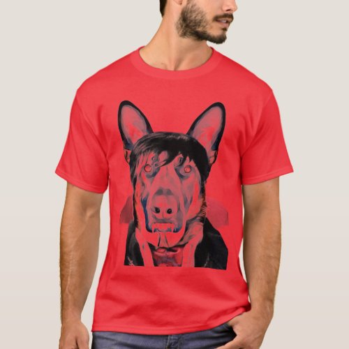 Darn Doggie Club Count Doggiela T_Shirt
