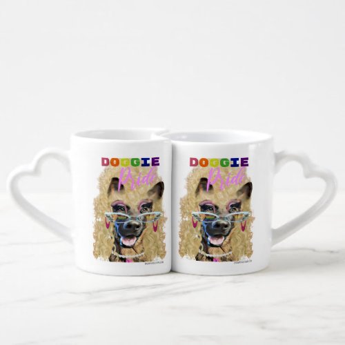 Darn Doggie Club Logo  Doggie Pride Coffee Mug Set