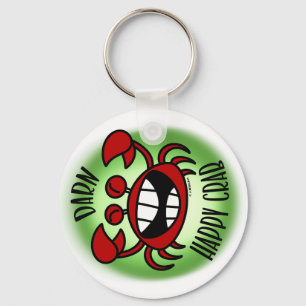 Darn Happy Crab! Keychain