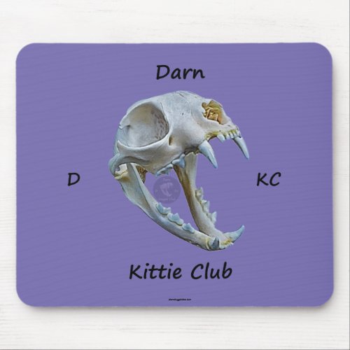 Darn Kittie Club Logo Mouse Pad