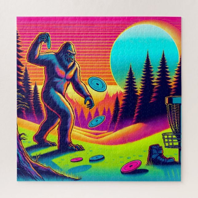 Darn Trees | Bigfoot Disc Golf Humor  Jigsaw Puzzle (Vertical)