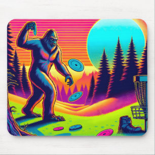 Darn Trees   Bigfoot Disc Golf Humor Mouse Pad