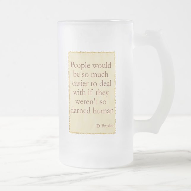 Darned Human Mug (Right)
