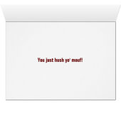 Darned to Eternal Heck funny card (Inside Horizontal (Bottom))
