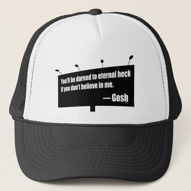 Darned to Eternal Heck funny hat (Front)
