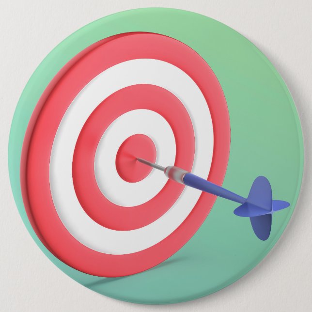 Dart and dartboard button (Front)