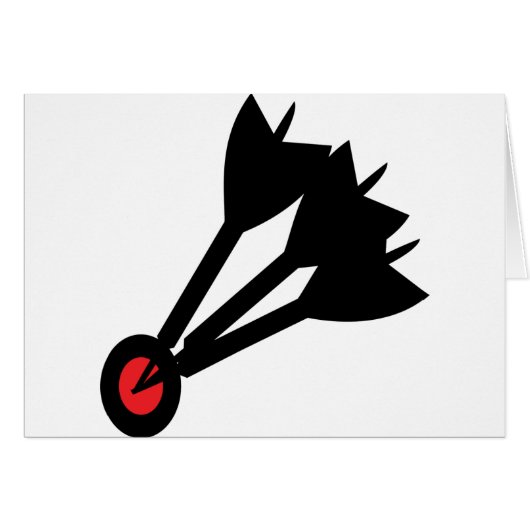 dart arrows bullseye cards (Front Horizontal)
