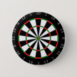 Dart Board Button at Zazzle