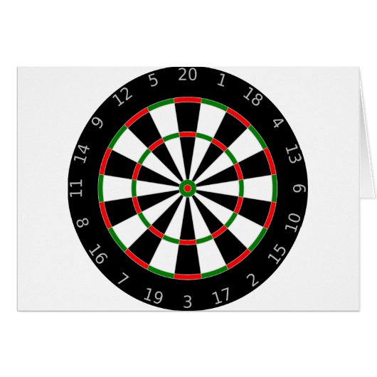 Dart Board Cards (Front Horizontal)