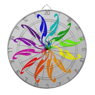 Dart Board - Color Wheel Leaves