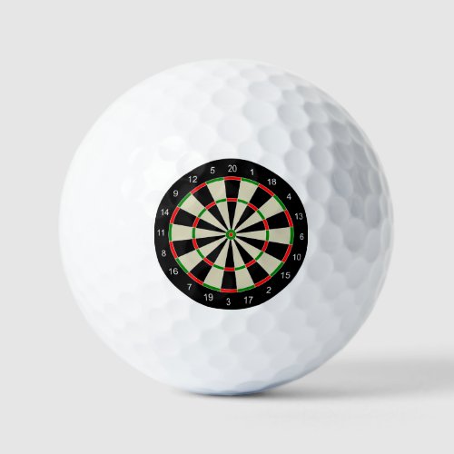 Dart Board Golf Balls
