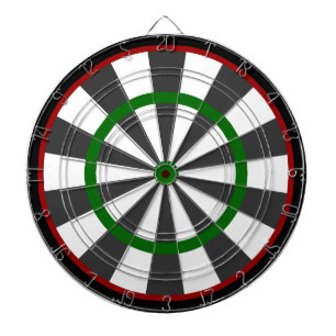 Dart Board/Green and Black Dartboard With Darts