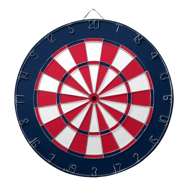 Dart Board in Washington Hockey Colors (Front)