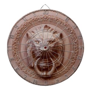 Dart Board - Lion Head Door Knocker