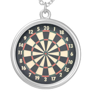 dart board necklace